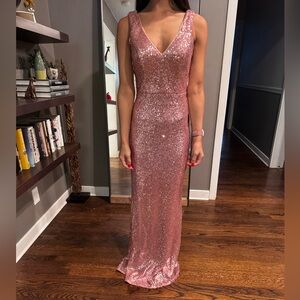 Revelry Pink Sequin Dakota Dress